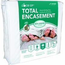 Jt Eaton 80Qubox Lock-Up Total Encasement Bed Bug Protection For Queen Size Box - £34.83 GBP