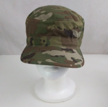 Military Camo Unisex Embroidered Army Patrol Cap Size 7 1/4 - £11.58 GBP
