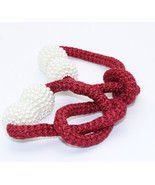 Taehoxa Magnetic Curtain Tiebacks 2 Pack Burgundy 987654 - $36.84 MXN