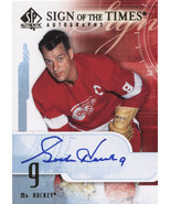 2008-09 UPPER DECK SP AUTHENTIC #ST-GH GORDIE HOWE SIGN OF THE TIMES AUT... - $395.00