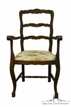 Vintage Antique Walnut Louis XVI French Provincial Dining Arm Chair - £209.16 GBP