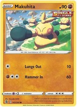 Makuhita 142/264 Common Fusion Strike Pokemon Card - £3.95 GBP