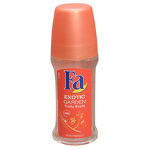 Fa- Exotic Garden Roll On Deodorant in Glass - $6.98