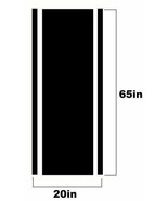 Universal Fit Center Roof Hood Racing Stripes WITH PIN 20&#39;&#39;X 65&#39;&#39; Ford M... - $35.33 CAD