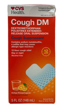 Cvs Health Cough Dm 12 Hour Cough Relief Alcohol Free 5  Fl Oz Exp 10/2024 - £11.60 GBP