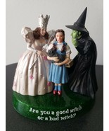 Wizard Of Oz  Westland Good Witch Or Bad Witch Figurine Clear Resin Base - $44.55