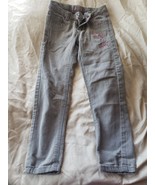 Z Cavaricci Girls Butterflies Embroidered 6X Jeans - $15.00