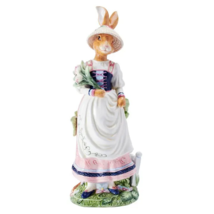 Fitz &amp; Floyd Jardin Rabbit Figurine Female - $227.65