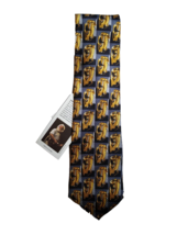 Jerry Garcia Stonehenge Silk Tie Geometric Pattern Neckwear w Tags Grateful Dead - £11.22 GBP