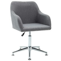 vidaXL Light Gray Adjustable Swivel Office Chair for Medium Taller Users - $2,700.90 MXN