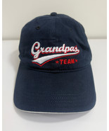 Grandpas Team Baseball Cap Hat Mens Blue Cotton Adjustable Embroidered NWOT - $167.15 MXN