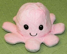 Reversible Plush Octopus Teeturtle Moody Happy Sad Mad Color Change Pink Gray - £7.53 GBP