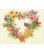 Dimensions Counted Cross Stitch Kit 14&quot;X11&quot;-Wildflower Wreath (14 Count) - $1,363.74 MXN
