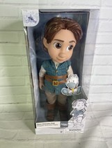 Disney Animators Collection Tangled Flynn Rider 16in Boy Doll With Maximus NEW - £54.50 GBP