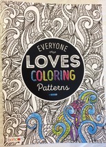 Everyone Loves Coloring Patterns Book Bendon 40 Images Markers Paints Pe... - $6.89