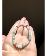 5.6mm beads 100% Genuine Jadeite Bracelet Beads Jade Bracelet Burmese DI... - $74.25