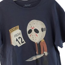 Friday the 13th Movie Large Men Graphic Tee Shirt Friday the 12th Short ... - $14.87