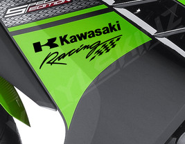 Kawasaki Racing Logo Fairing Decals Stickers Premium Quality 5 Colors Ni... - £9.59 GBP