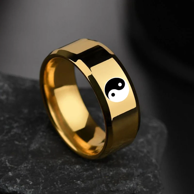A Drop Shipping Fashion Jewelry For Men And Women Taoist Bagua Yin Yang Tai Chi  - £11.58 GBP