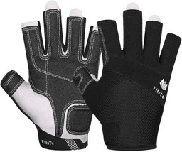 Fitst4 Kayaking Gloves For Men, Women, And Youth With 3/4 Or Full Fingers And - £31.83 GBP