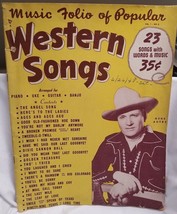 GENE AUTRY - VINTAGE ORIGINAL 1948 SONG FOLIO / SOUVENIR PROGRAM - VG CO... - £14.93 GBP