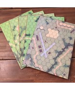 Lot Of (5) ASL Advanced Squad Leader Mounted Cardboard Maps 14 16-19 - $44.54
