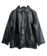 VTG Emporio Roma Milano Italy Worldwide Mens Chest 48 Jacket Black Faux ... - €28,86 EUR