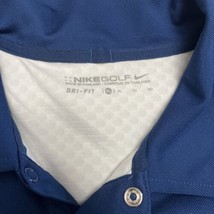 Nike Shirt Mens X-Large Gray Golf Tour Performance Dri-Fit Long Sleeve Polo - £15.33 GBP
