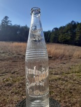 Sunburst 16 Ounce Glass Soda Bottle, Grapette Co., Camden, Arkansas - £13.43 GBP