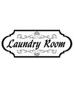 Laundry Room Door Window Or Wall Premium Vinyl Indoor Outdoor Decal Sticker - £7.41 GBP