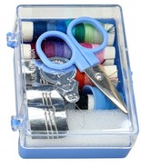 Sewing Kit In Blue Storage Case - $8.08 CAD