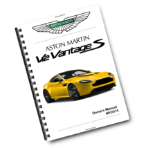 2015 NORTH AMERICA - ASTON MARTIN V12 VANTAGE S - USER OWNERS GUIDE RESI... - $49.99