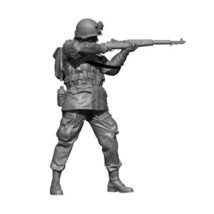 1/35 Resin Model Kit US Army Paratrooper Soldier WW2 Unpainted - £6.51 GBP