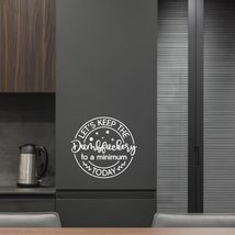 Let&#39;s Keep The Dumbfuckery to a Minimum Today Vinyl Decal Sticker Custom... - $9.79