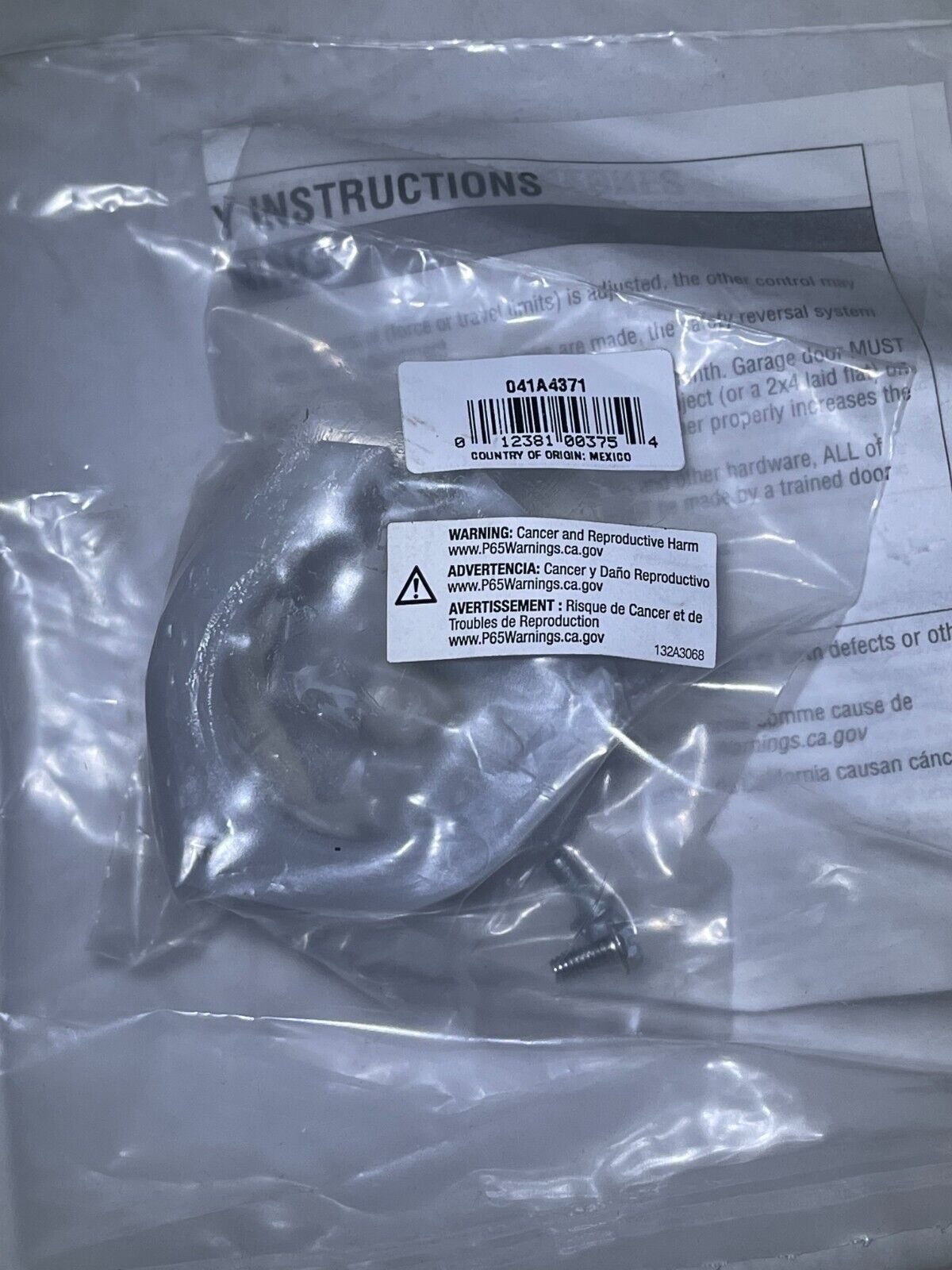 Liftmaster 41A4371 Belt Cover Cap Retainer Garage Opener Craftsman Chamb... - $7.05