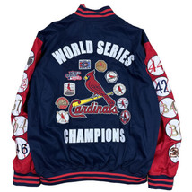 St. Louis Cardinals World Series Champions Jacket Men Size XL MLB Varsit... - £101.23 GBP