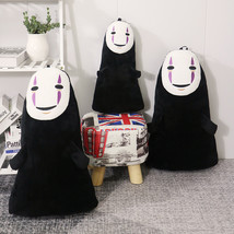 Spirited Away Faceless Man No Face Plush Toys No Face Ghost Kaonashi Stuffed Pil - £17.11 GBP
