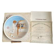 Norman Rockwell 1990 &quot;A Christmas Prayer&quot; Collectible Plate w/ COA - £19.30 GBP