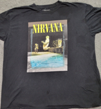 Nirvana T shirt mens size 2XL color black short sleeve - £14.10 GBP