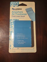 Airboss  Anywhere Air Freshener Fresh Linen Scent Portable Fragrance - £8.44 GBP