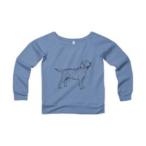 Labrador Retriever Women&#39;s Sponge Fleece Wide Neck Sweatshirt - £40.90 GBP+