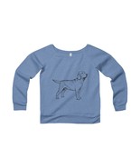 Labrador Retriever Women&#39;s Sponge Fleece Wide Neck Sweatshirt - $990.05 MXN+