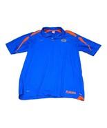 Nike University of Florida UF Gators Football Polo Shirt XXL Blue Short ... - £36.56 GBP
