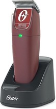 Burgundy Oster Professional Cordless Hair Clippers With Fast Feed For Barbers - $162.98