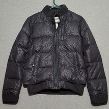 Stussy Women&#39;s Puffer Jacket Size Extra Small Black Down Filled Polyeste... - $154.87