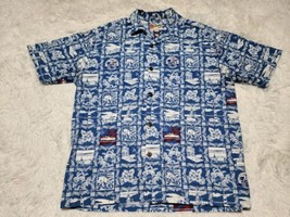 Hilo Hattie 75th Anniversary Pearl Harbor L Hawaiian Shirt VTG 75th Anni... - $23.15