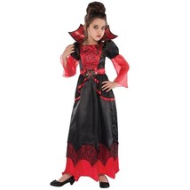 Vampire Queen Costume Girls Large 12-14 LG - £26.04 GBP