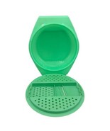 Tupperware Cheese Grater Slicer Piece Green Plastic Bowl 786-2 &amp; 787-2 N... - £5.72 GBP