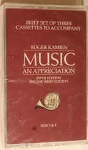 Roger Kamien Cassette Tape Music An Appreciation Sealed New Old Stock Si... - $14.84