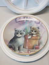 Playful Companions Kitten Cousins The Danbury Mint Cat Plate 8&quot; By Ruane... - £11.17 GBP